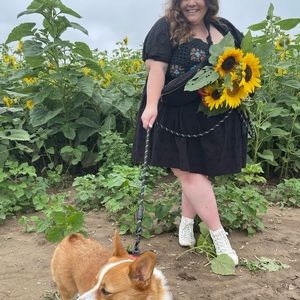 Crochet and Eyelet Dress